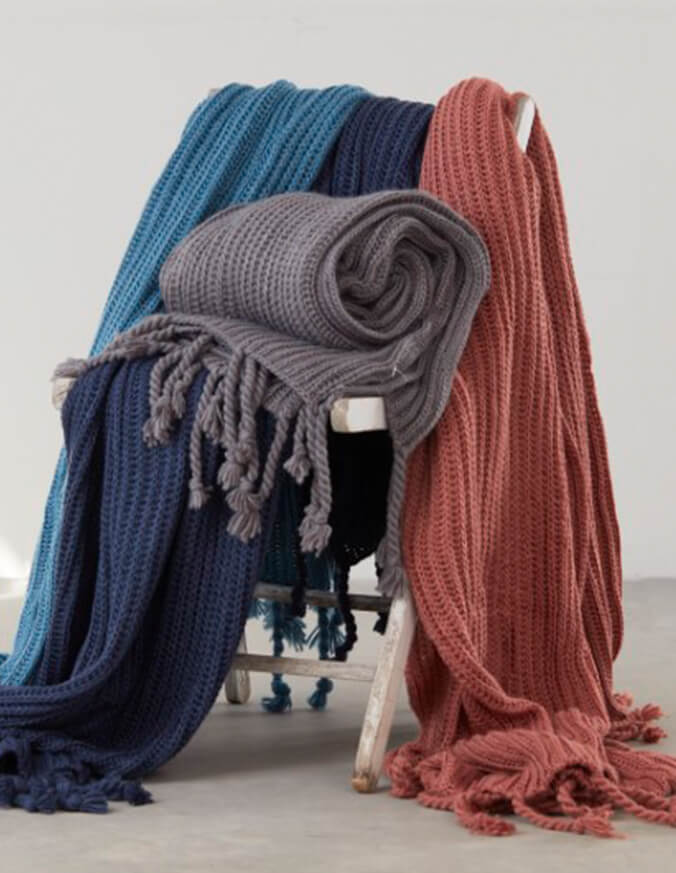 שמיכת כרבולית סרוגה – aradoutlet