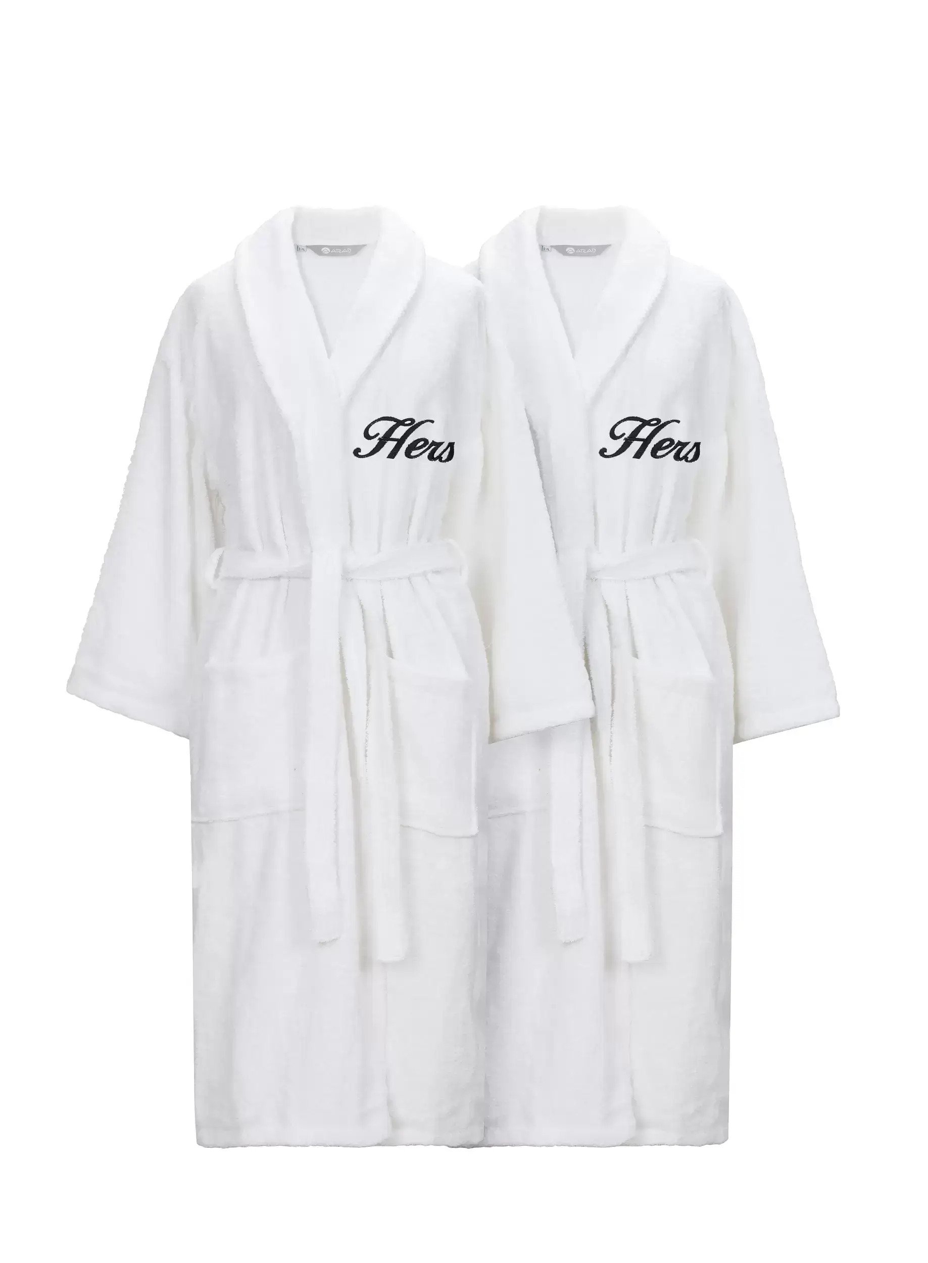 זוג חלוקי רחצה עם רקמה His&Hers