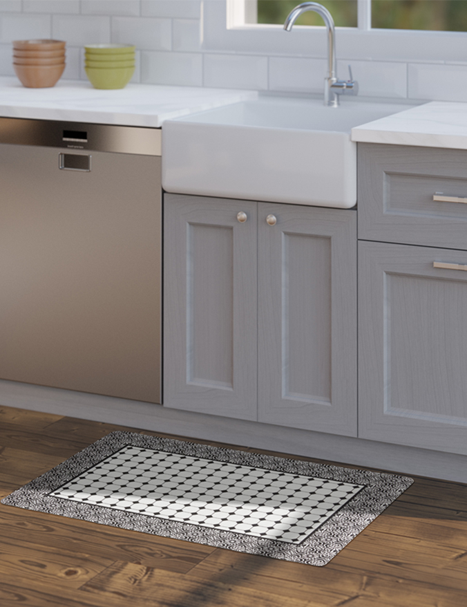 שטיח למטבח pvc דגם פורטו