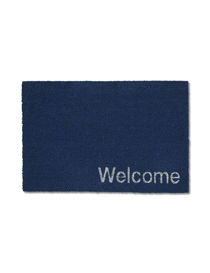 שטיח כניסה לבית ”WELCOME” כחול