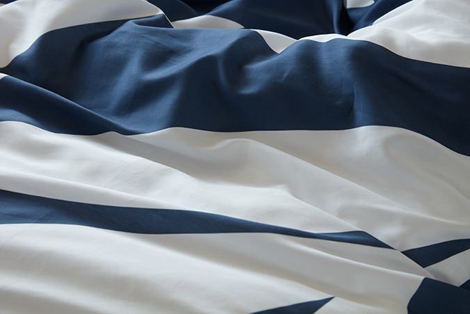 סט מצעי כותנה סאטן כותנה דפוס דיגיטלי דגם קפיטול כחול – aradoutlet