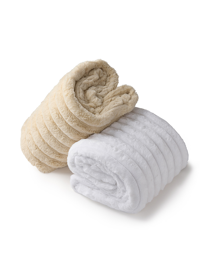 שמיכת דמוי פרווה דו צדדית דגם ASPEN