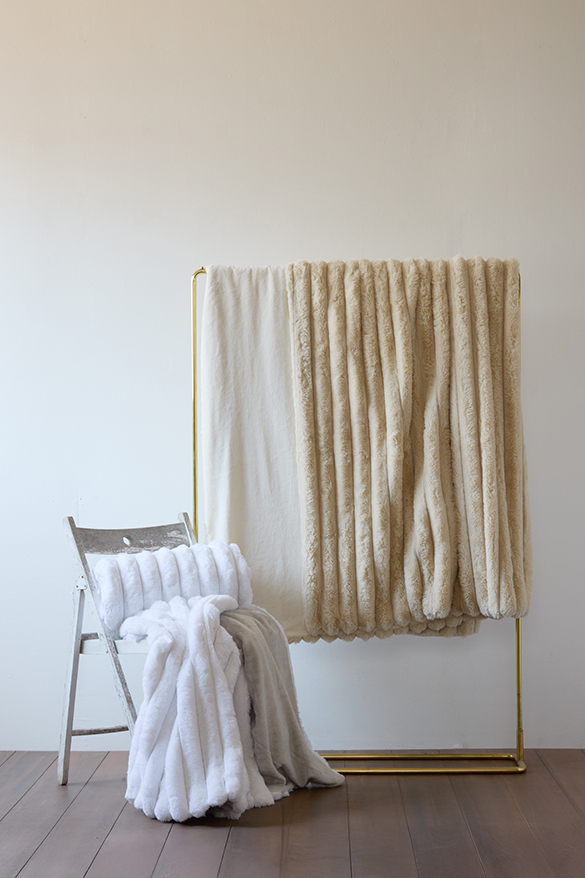 שמיכת דמוי פרווה דו צדדית דגם ASPEN