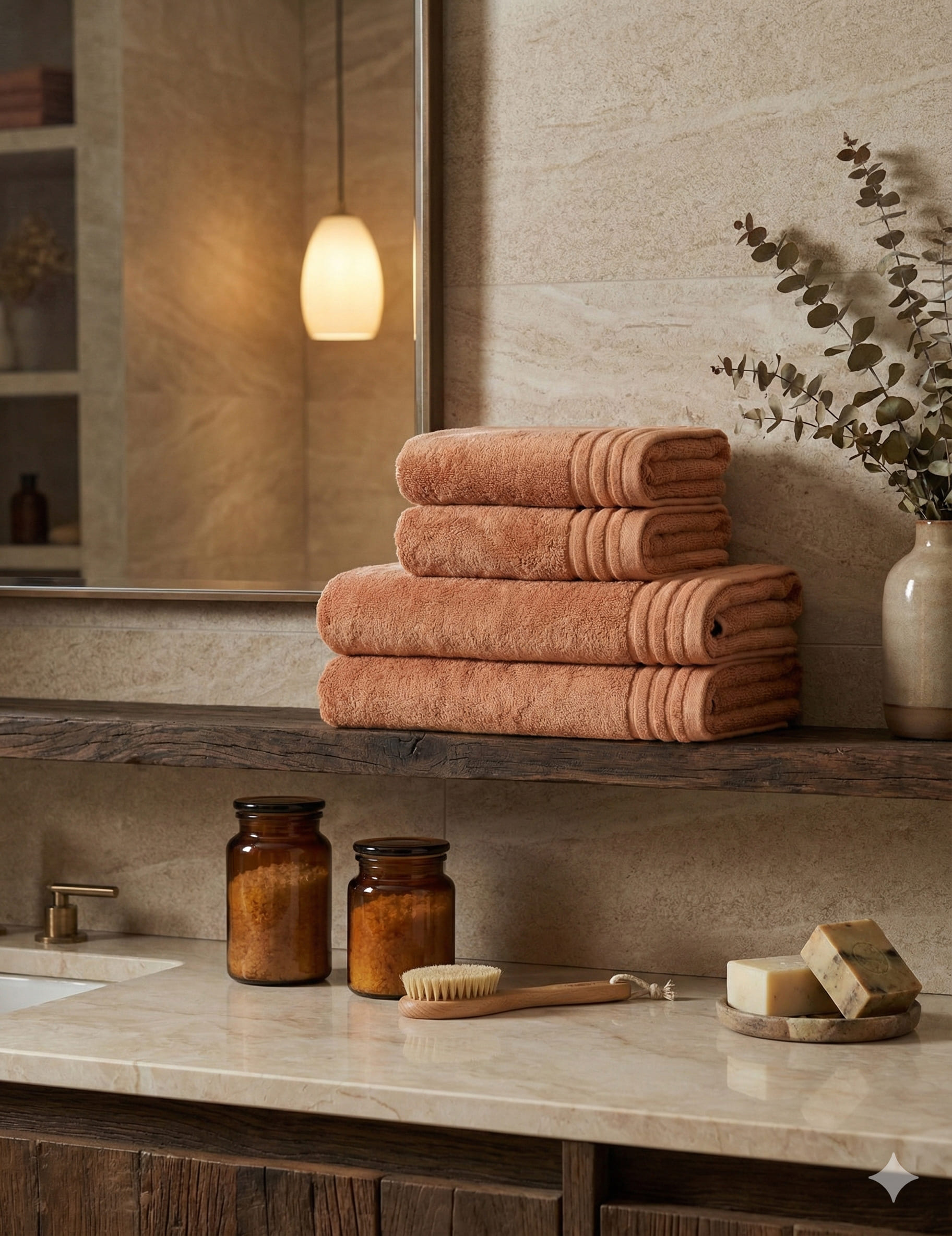 מארז 4 מגבות ראג’