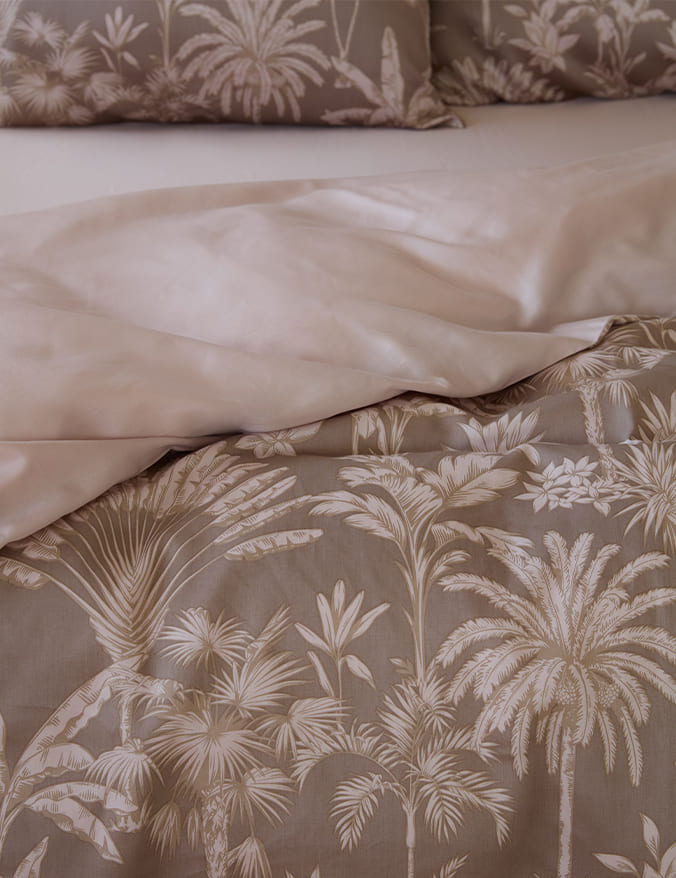 סט מצעים פארקי חום