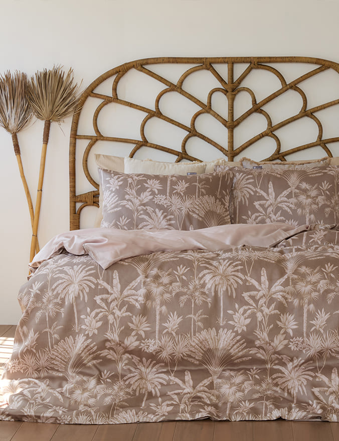 סט מצעים פארקי חום