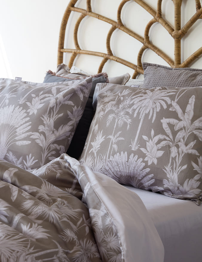 סט מצעים פארקי אפור