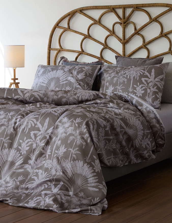 סט מצעים פארקי אפור