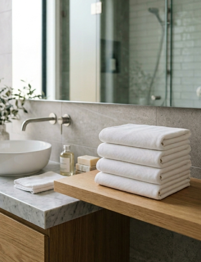 מארז 4 מגבות בית מלון