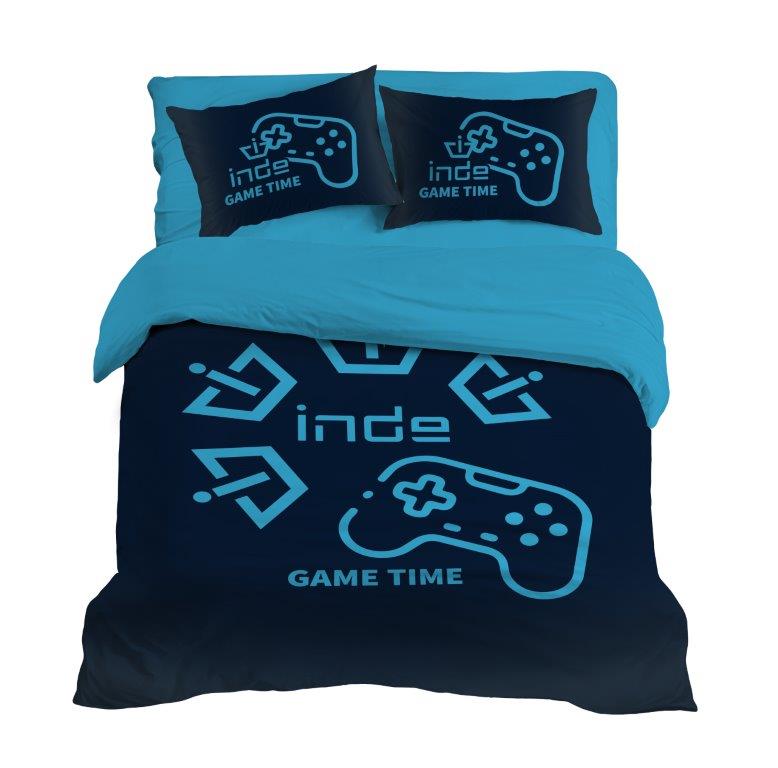 סט מצעים ג’רסי לילדים INDE PLAY C-01