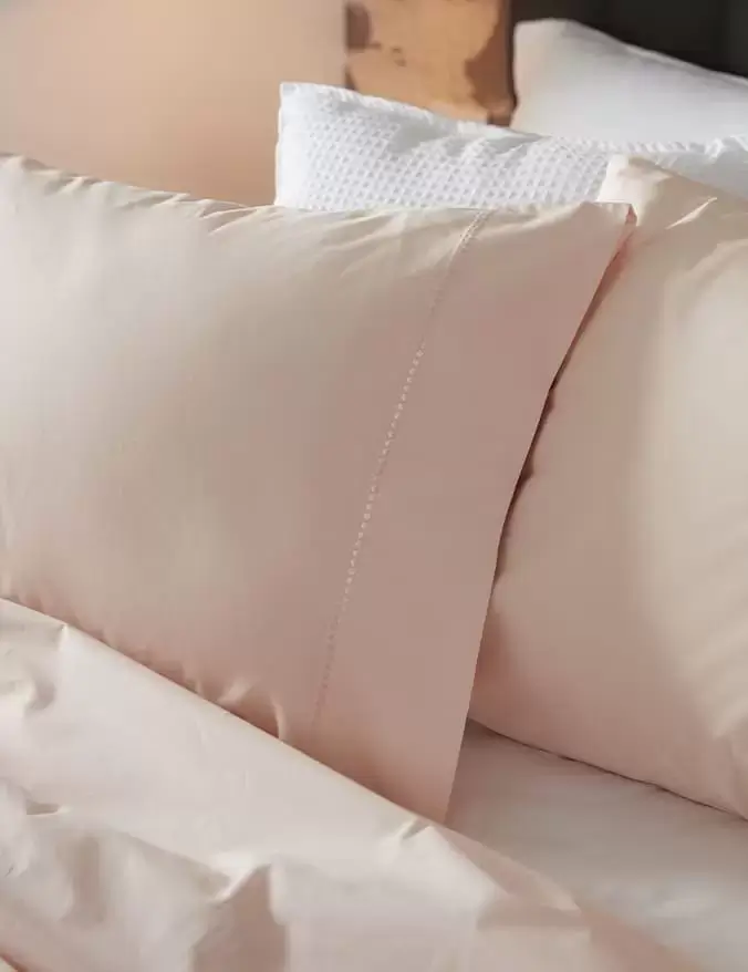 סט מצעים 100% כותנה פרקל דגם שמפניה צבע ניוד – aradoutlet