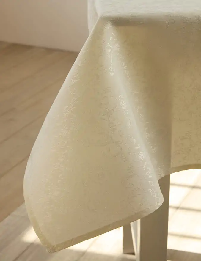 מפת שולחן בד ג’קארד דגם מייפר נטורל